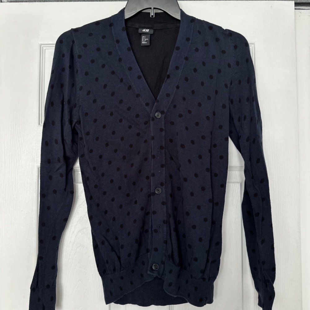 Men’s H&M Cardigan Sweater - Color Blue  - Size S